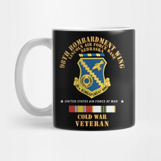 USAF - 98th Bombardment Wing - Lincoln Air Force Base, Nebraska - Cold War Veteran w COLD SVC X 300 Mug